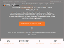 Tablet Screenshot of hhfamilylaw.com.au